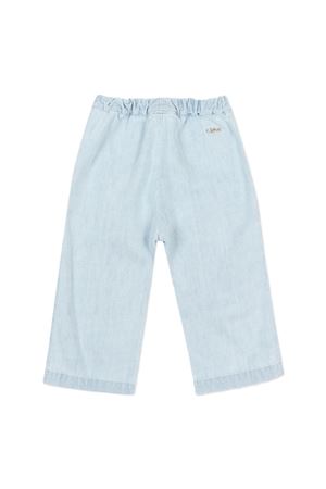 Jeans denim con ricami CHLOÉ KIDS | C20905Z04